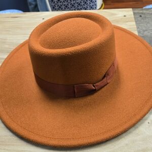 Elegant Orange Women's Hat